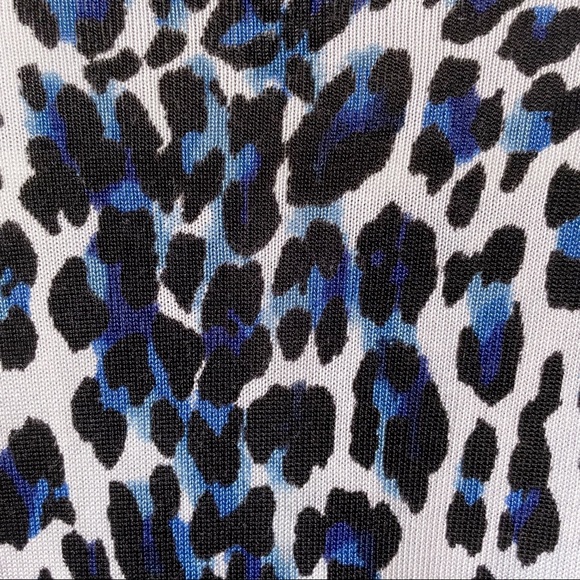 White House Black Market Button Up Leopard Blouse - Picture 9 of 13